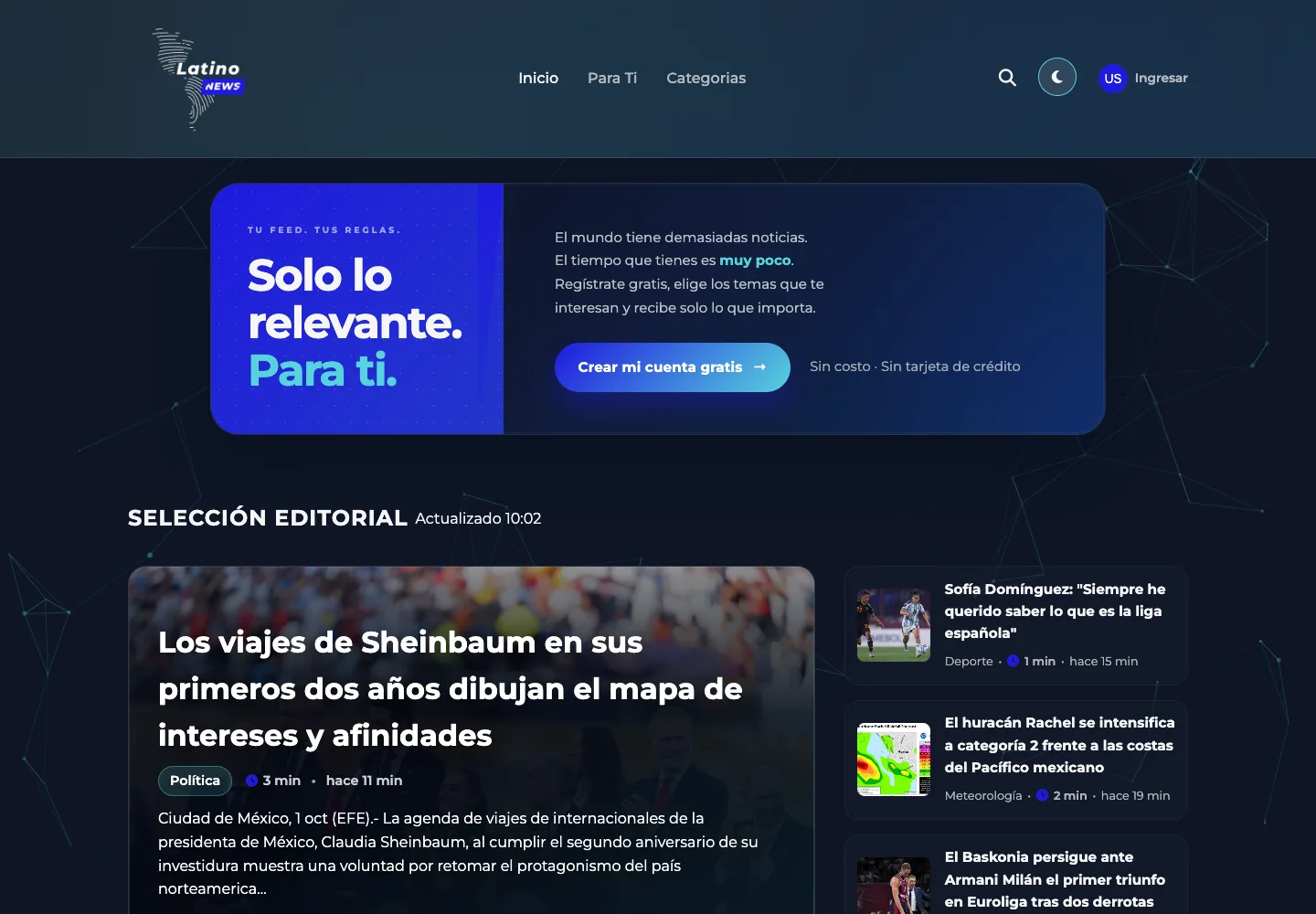 LatinoNews · Web app