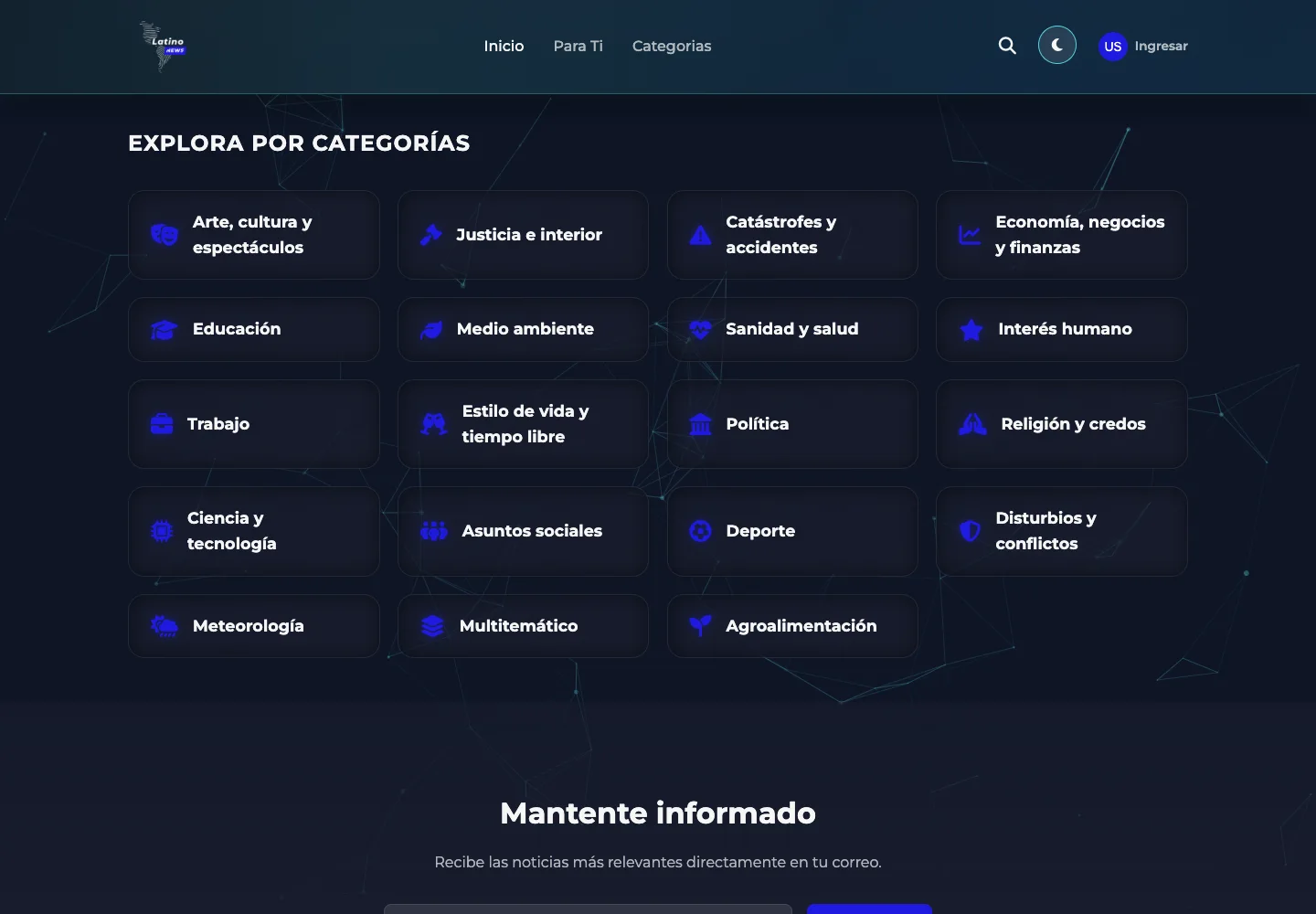 LatinoNews · Explorar temas