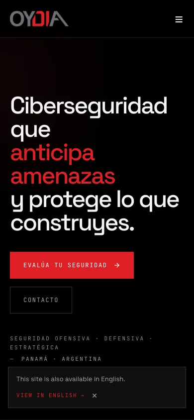 Oydia · Website